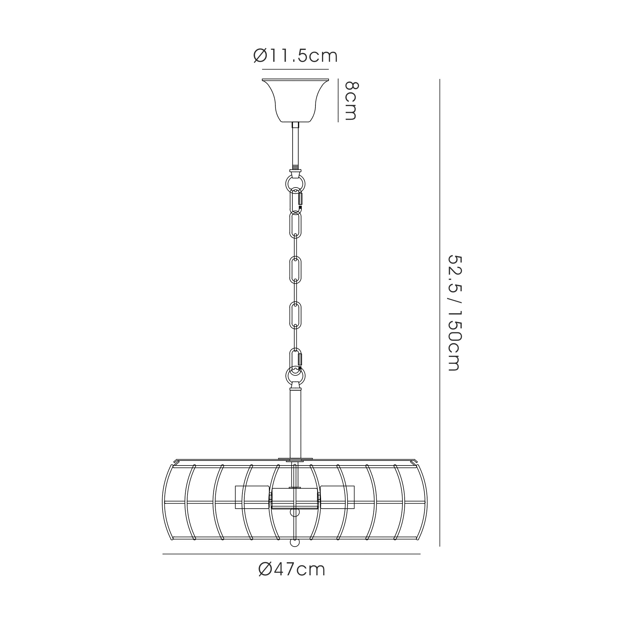 Claudia Ceiling Lights Deco Single Pendant